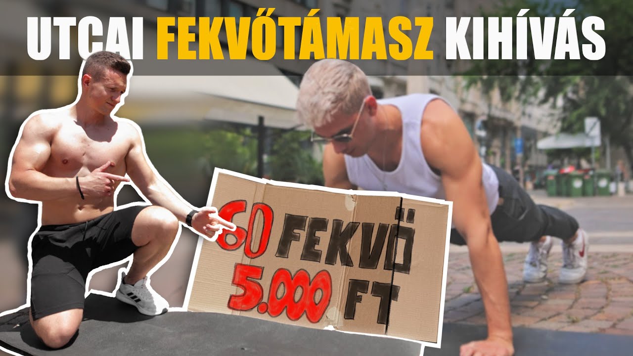 FEKVŐTÁMASZ KIHÍVÁS JÁRÓKELŐKKEL [60 ismétlés = 5.000 Ft]