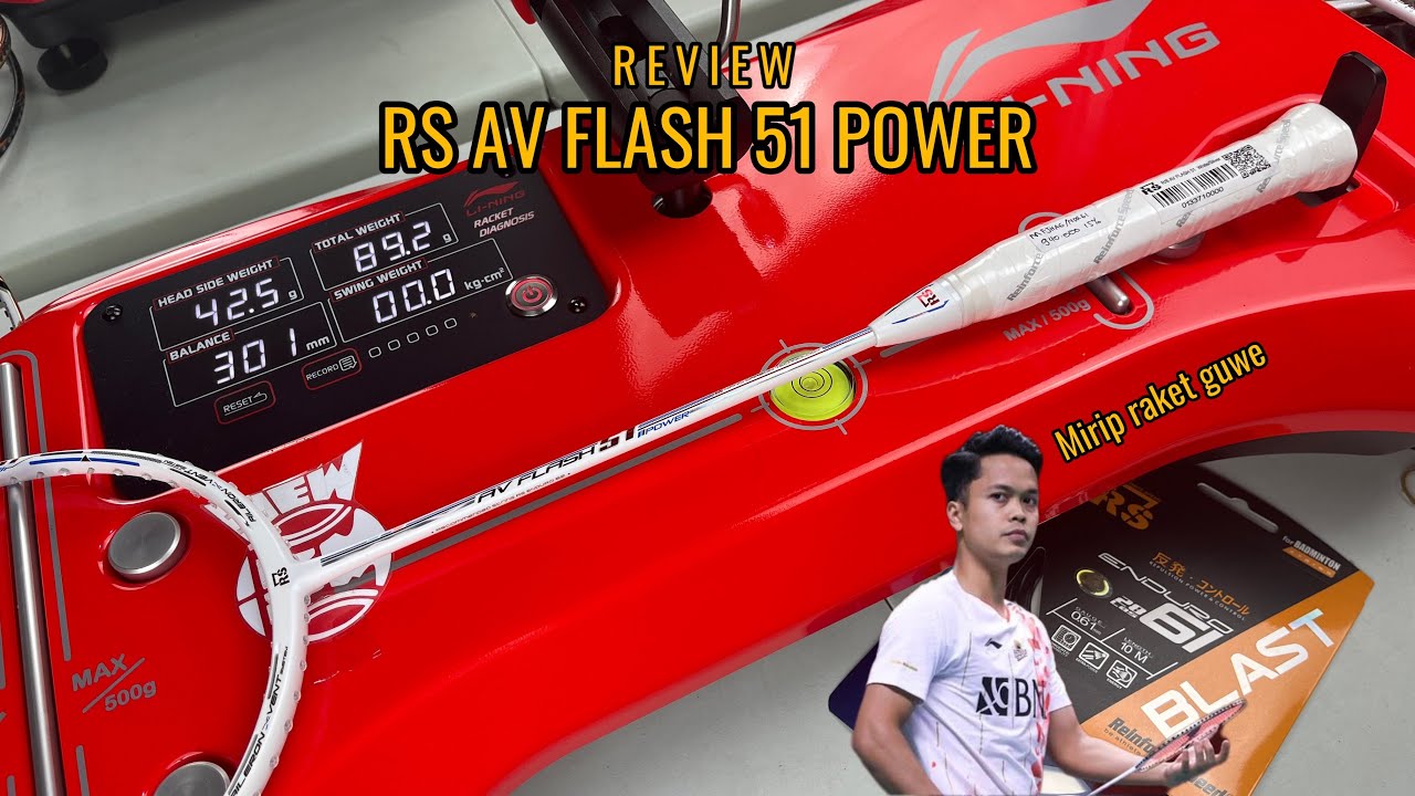 Mirip Lining Aeronaut 9000, Tapi Jauh Lebih Murah dan Tetap Mantap! RS AV Flash 51 Power 🔥