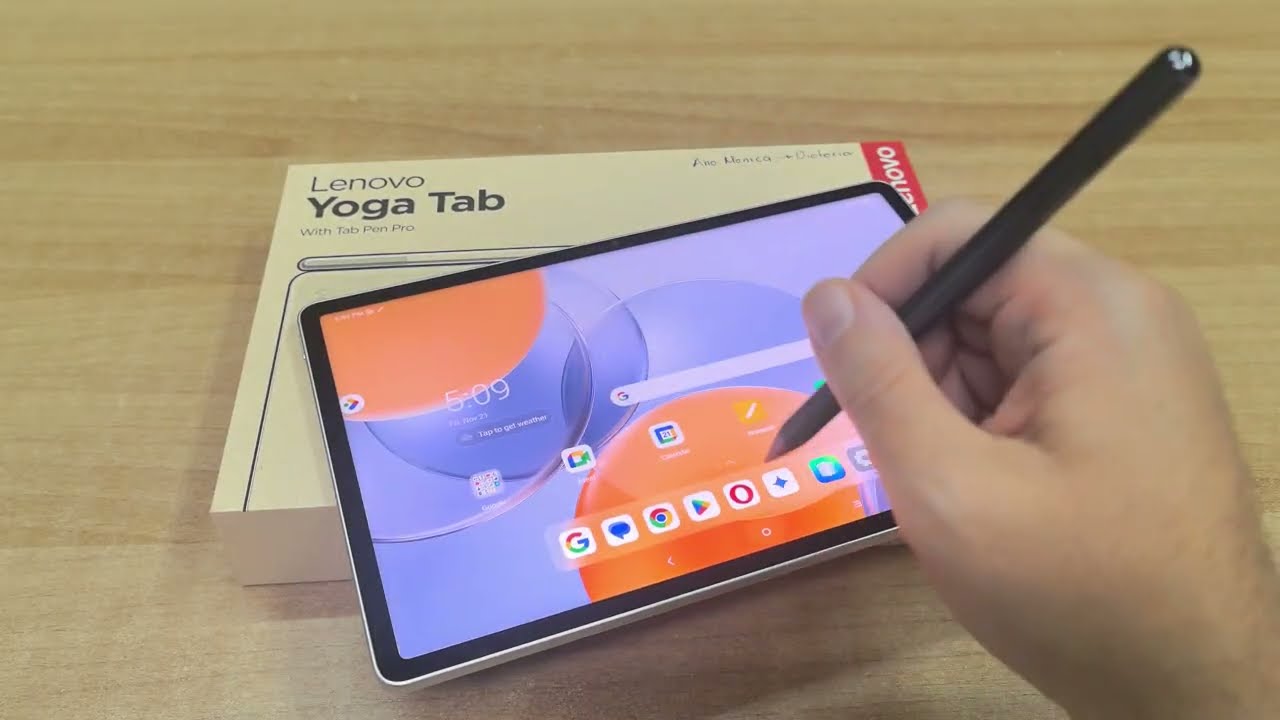Lenovo Yoga Tab with TAB Pen Pro Hands-On Review (Greek)