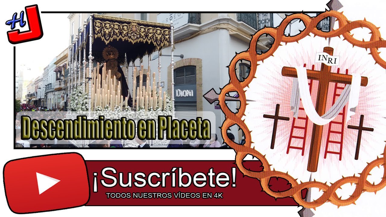 ⛪️ MOMENTAZOS 🕯 HDAD del DESCENDIMIENTO entrando en PLACETA ⚜️ SEMANA SANTA 2022 ⚜️ 4K 📹