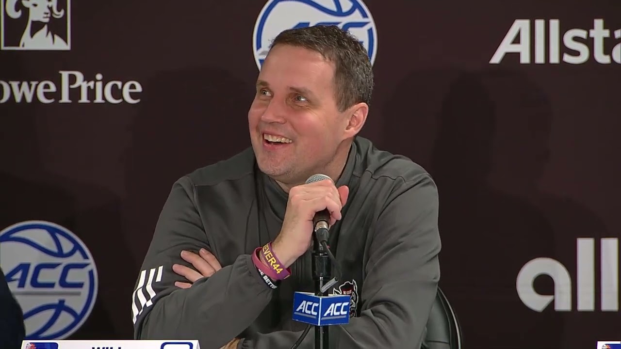 Will Wade, Quadir Copeland, Ven-Allen Lubin Discuss NC State's Win Over Pitt in ACC Tournament