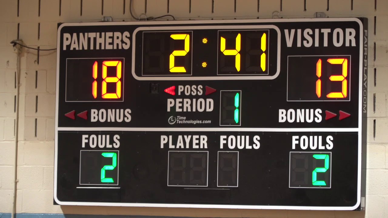 2-5-18 Union County Middle School Tournament 1st Round: Weddington 59 - Marvin Ridge 25