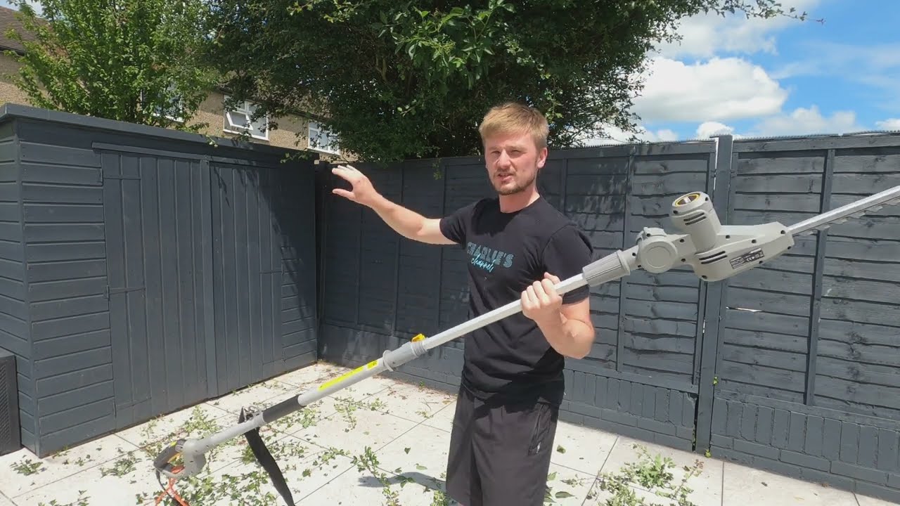 Titan Pole Hedge Trimmer - Unboxing, Setup & Review