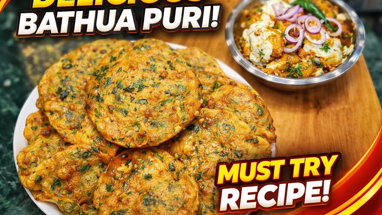 Delicious Aur Tasty Bathua Puri Sabjii Ki Recipe बथुआ और पूरी की रेसिपी एक बार जरूर ट्राई करे #trend
