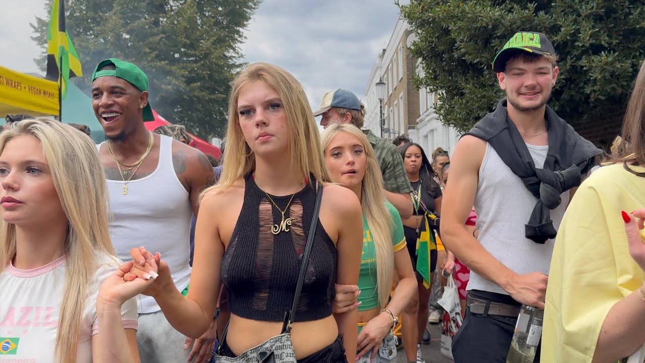 Notting Hill carnival, 2025 , London 🇬🇧 Full walking tour - 🇧🇧🇧🇷🇨🇲🇯🇲🇹🇹🇺🇬🇹🇰🇹🇿🇻🇨🇸🇸🇸🇳