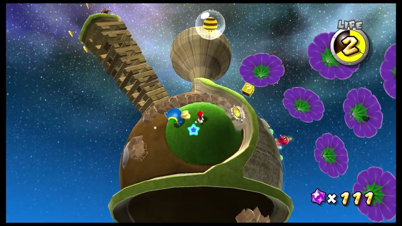 Super Mario Galaxy Playthrough Part #16 | Gold Leaf Galaxy