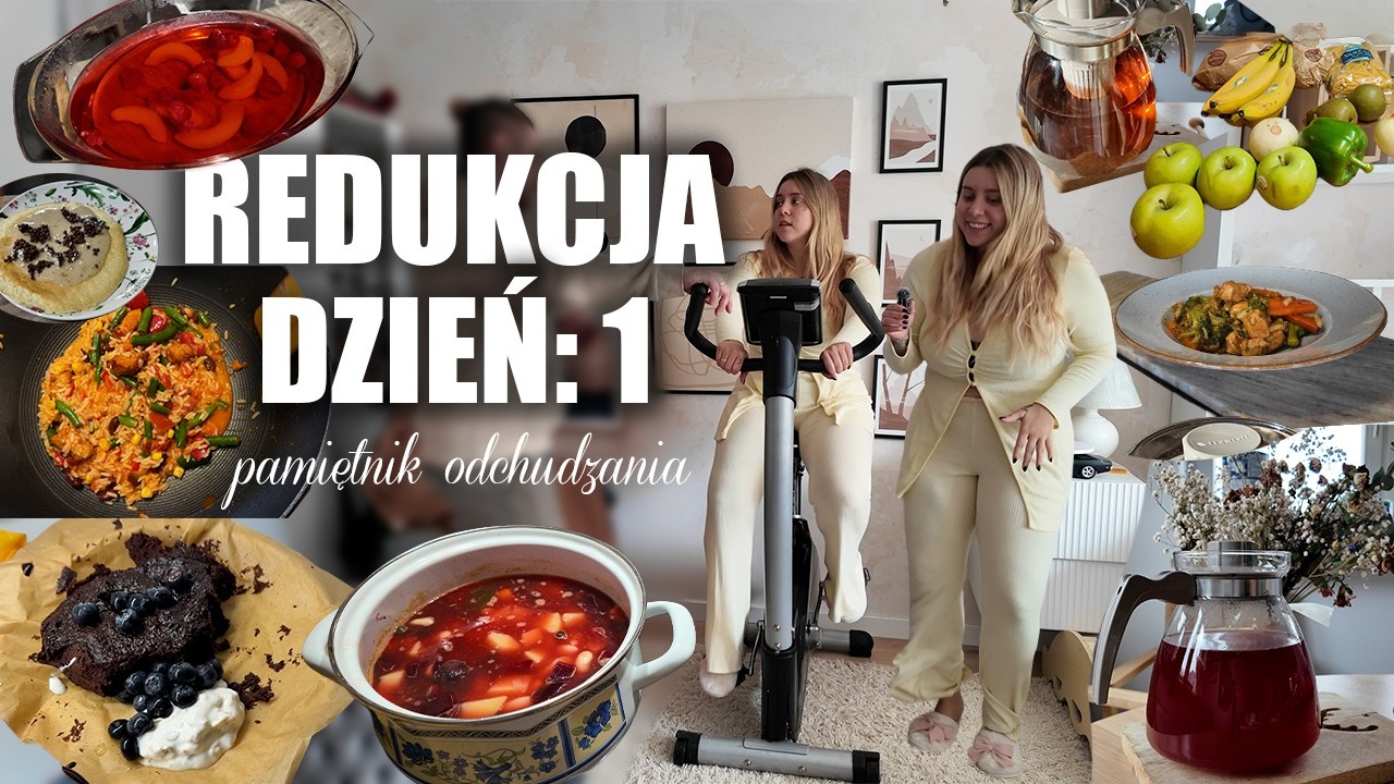 💪🧠 Pamiętnik odchudzania: PRZEPISY na REDUKCJĘ 🥗 Pogadanka 🍝💪 rowerek i brownie z mikrofali 🍫🚴‍♀️