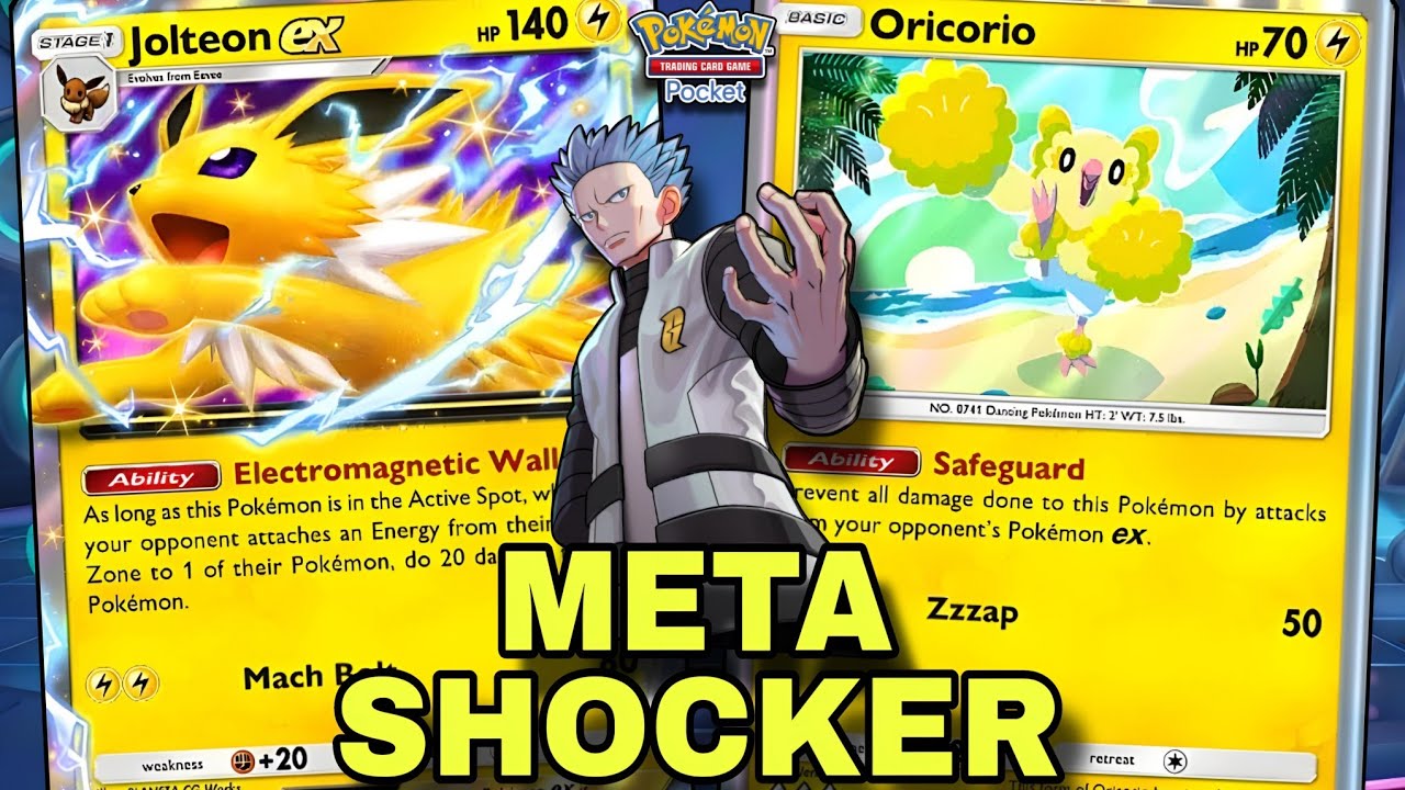 You Won&rsquo;t Believe How Hard This JOLTEON EX Deck Punishes the Meta! | Pokemon TCG Pocket