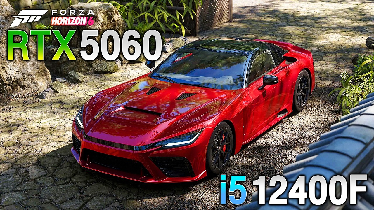 RTX 5060 i5 12400F Forza Horizon 6 Extreme 1080p 1440p