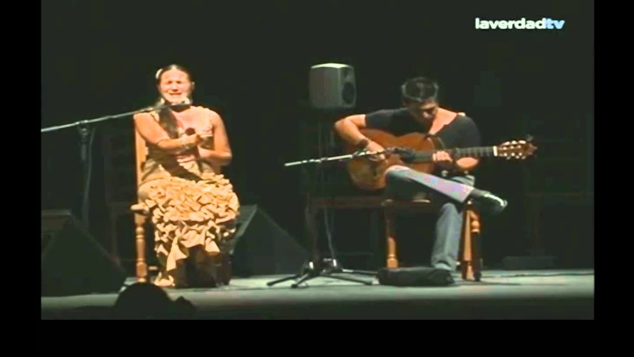 Celia Romero en la final del Cante de las Minas (La Unión)