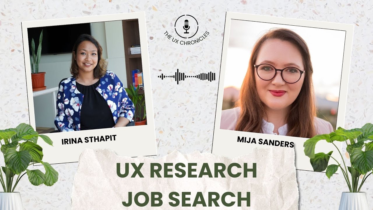 UX Research Job Search with Mija Sanders | volunteer Lead UX Researcher at TechFleet