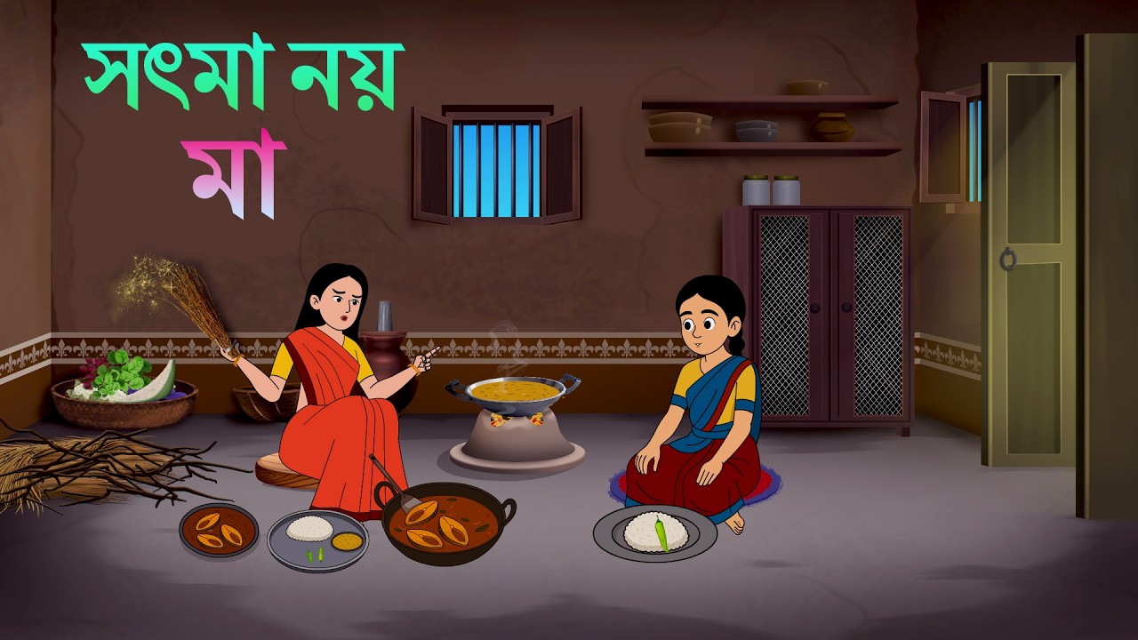 সৎমা নয়, মা | Stepmother Love | Bangla Village Story | Bangla Moral Story | Thakurmar Jhuli