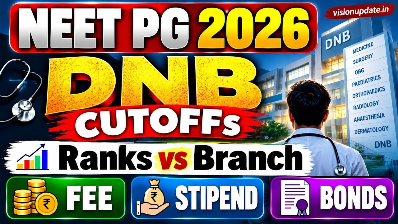 NEET PG 2026 DNB CUTOFFS 🔥 Ranks vs Branch | Fees, Stipend & Bonds Explained📌 #neetpg2026 