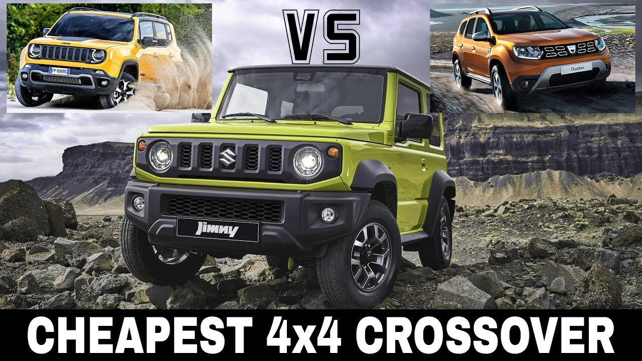 All-New Suzuki Jimny VS Jeep Renegade VS Dacia Duster: Best Affordable Off-Road Crossovers 2019