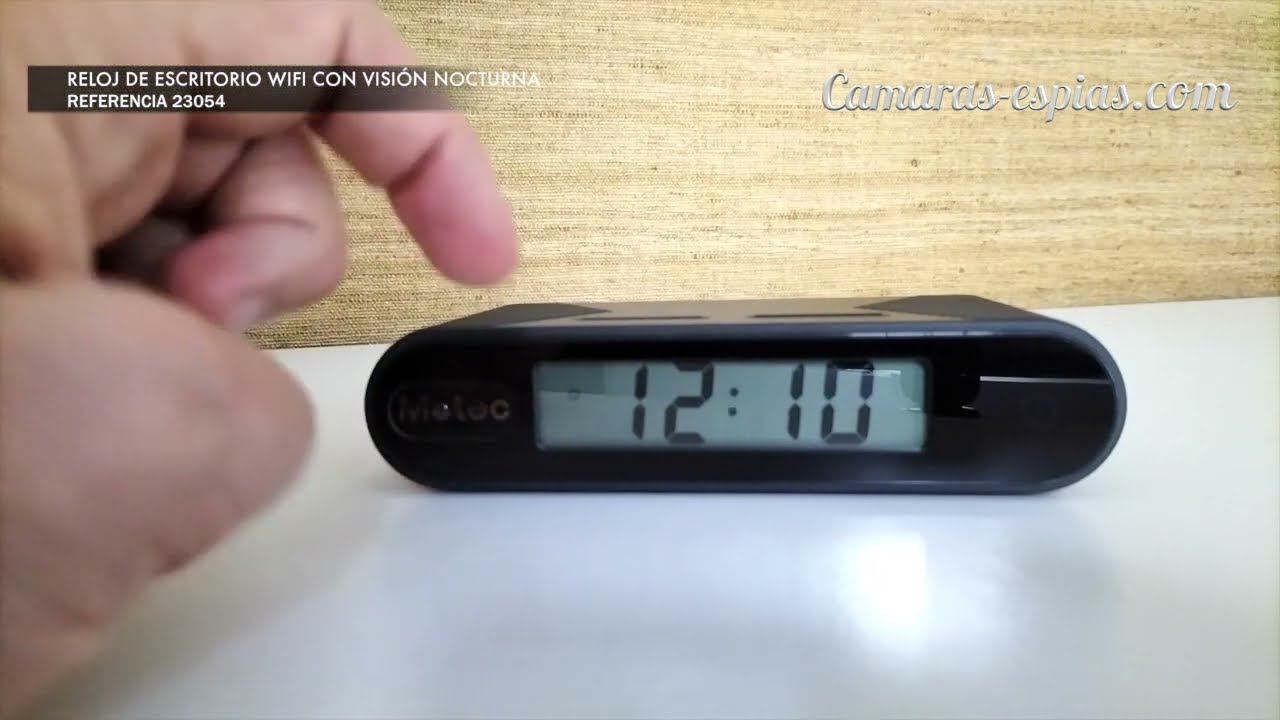 Reloj Camara Espía con Visión en Directo desde tu movil con Detección Movimiento y Visión Nocturna