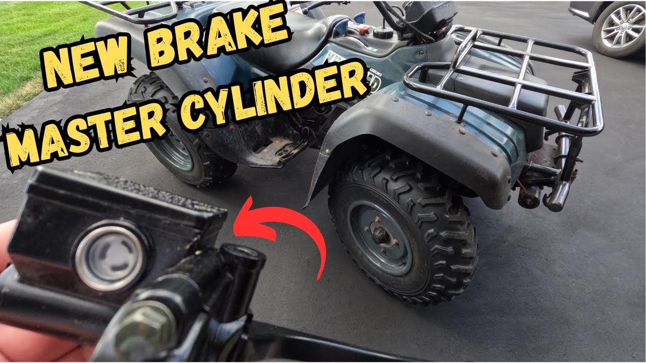 Замена главного тормозного цилиндра квадроцикла | Suzuki King Quad 300 #вездеход #ремонт #suzuki