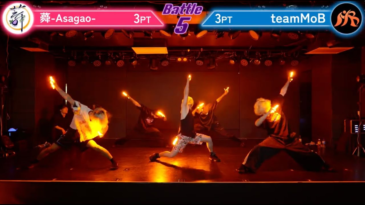 【ヲタ芸チームバトル】蕣 VS teamMoB