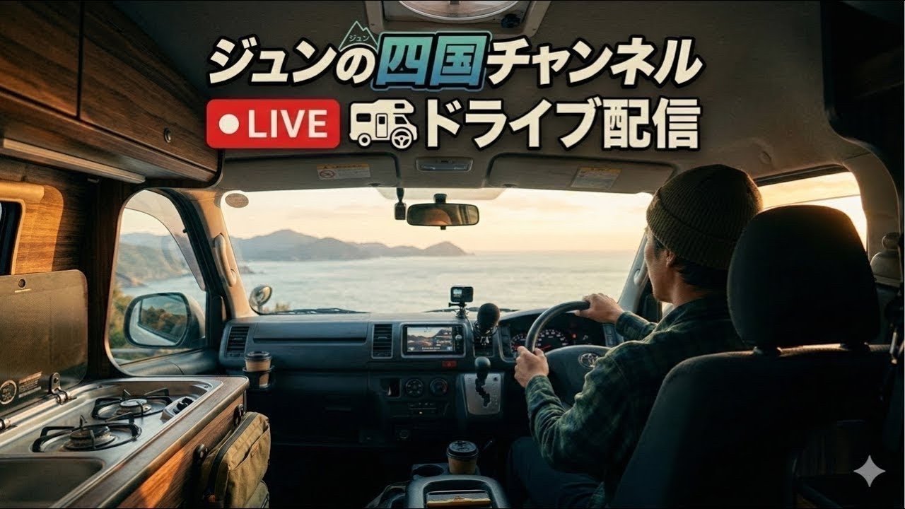 車載カメラ四国チャンネルライブ配信