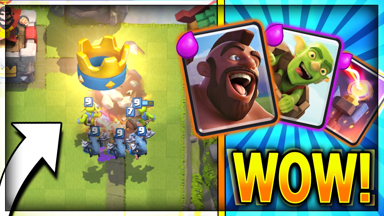 MY NEW LADDER DECK! 4000+ Trophy Hog Rider Zap Bait Hybrid Deck - Legendary Arena 10 in Clash Royale
