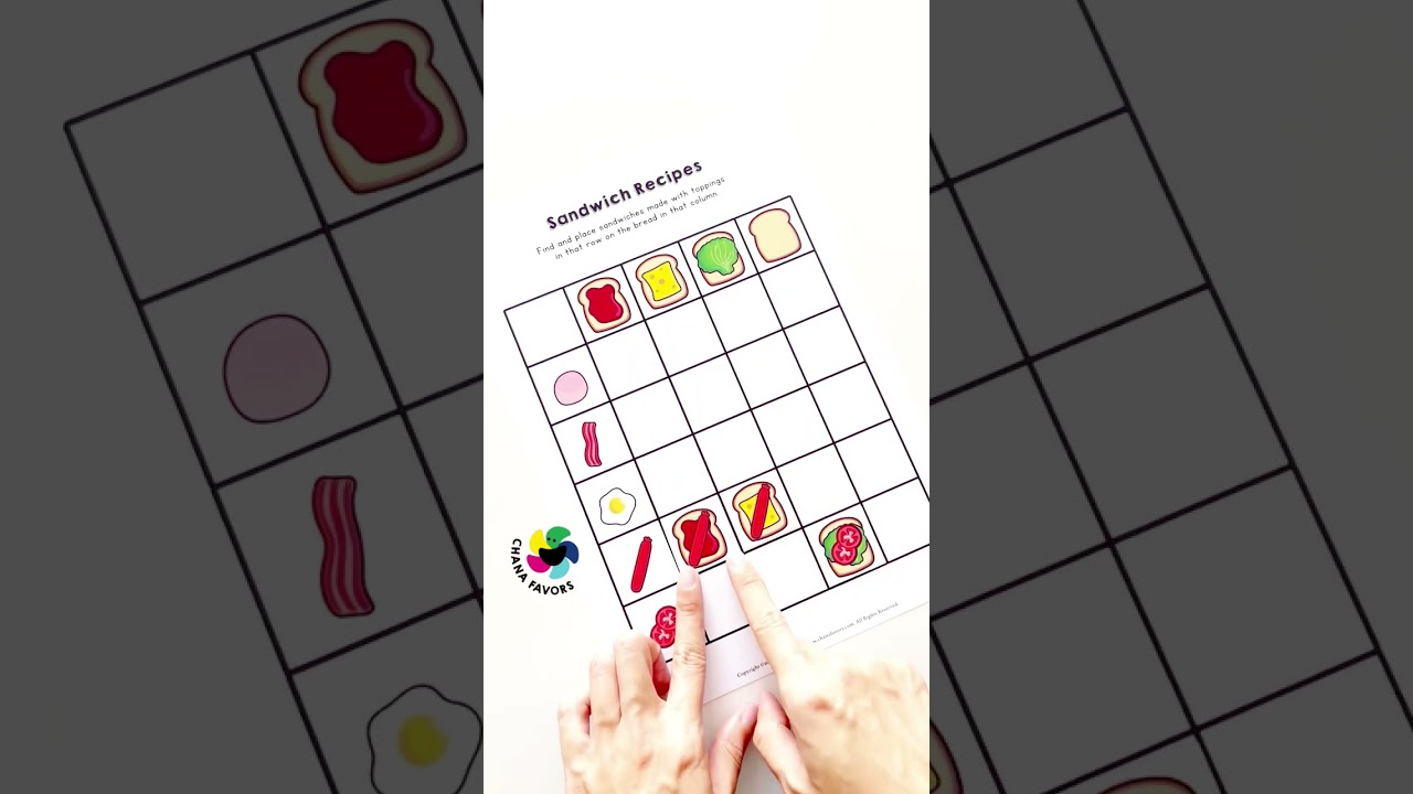 Sandwich Recipes Printable #chanafavors