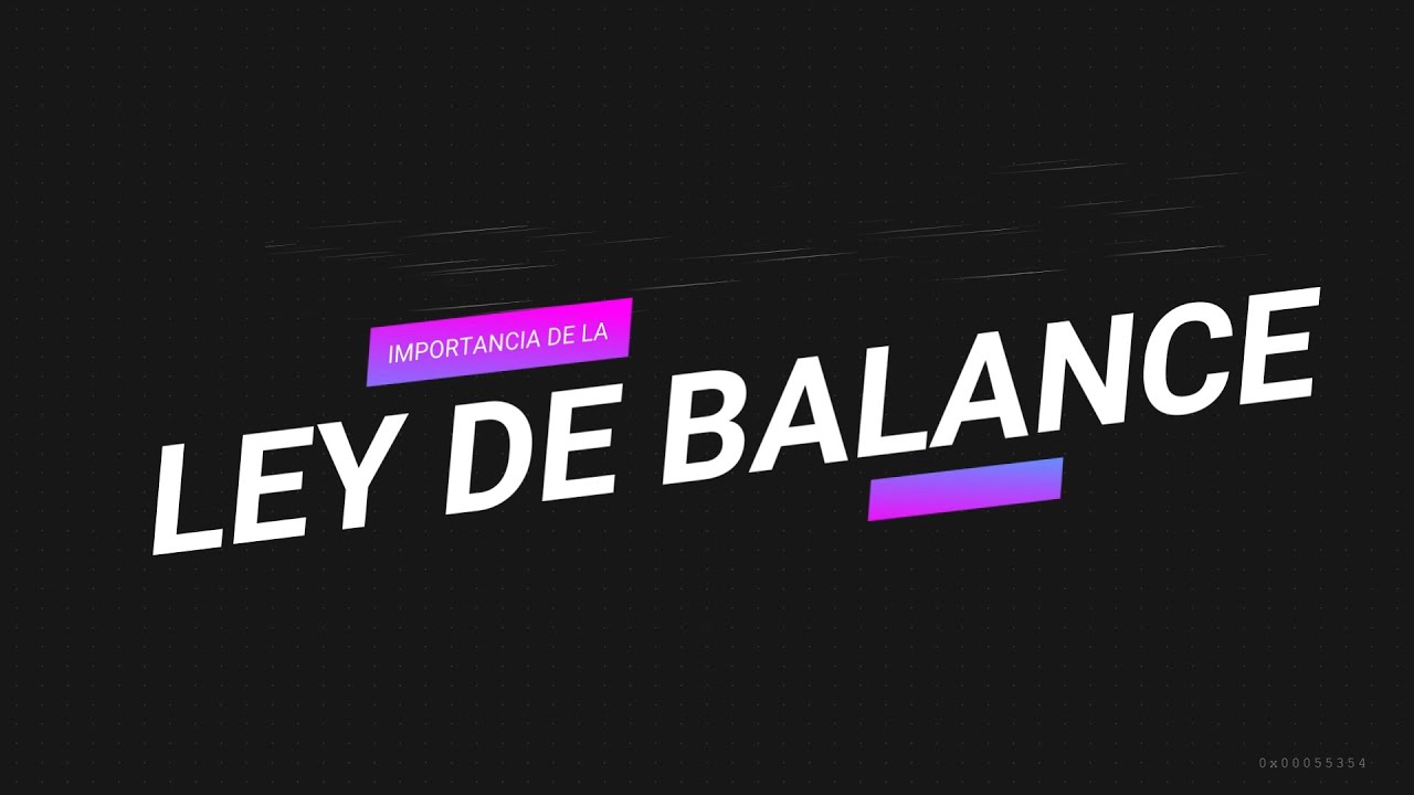 LEY DE BALANCE - MICROPIGMENTACION - ALEJANDRO CIARLO VILA