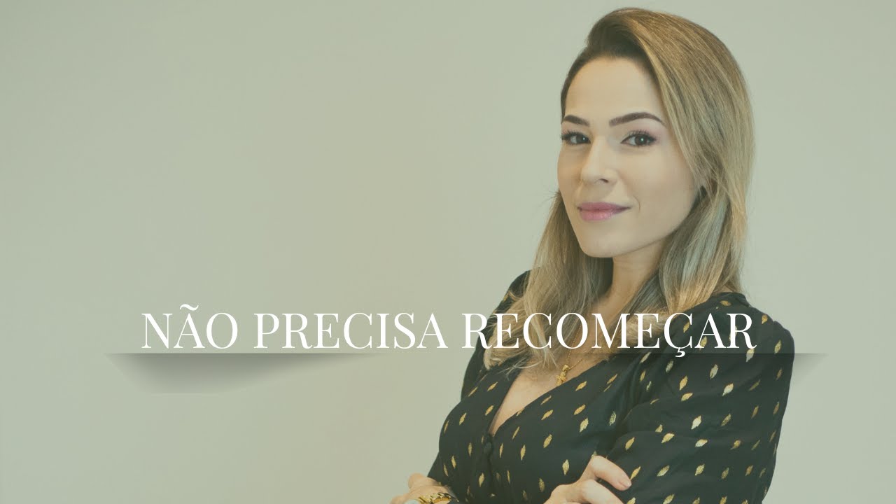 Você não precisa começar de novo, precisa PERMANECER.