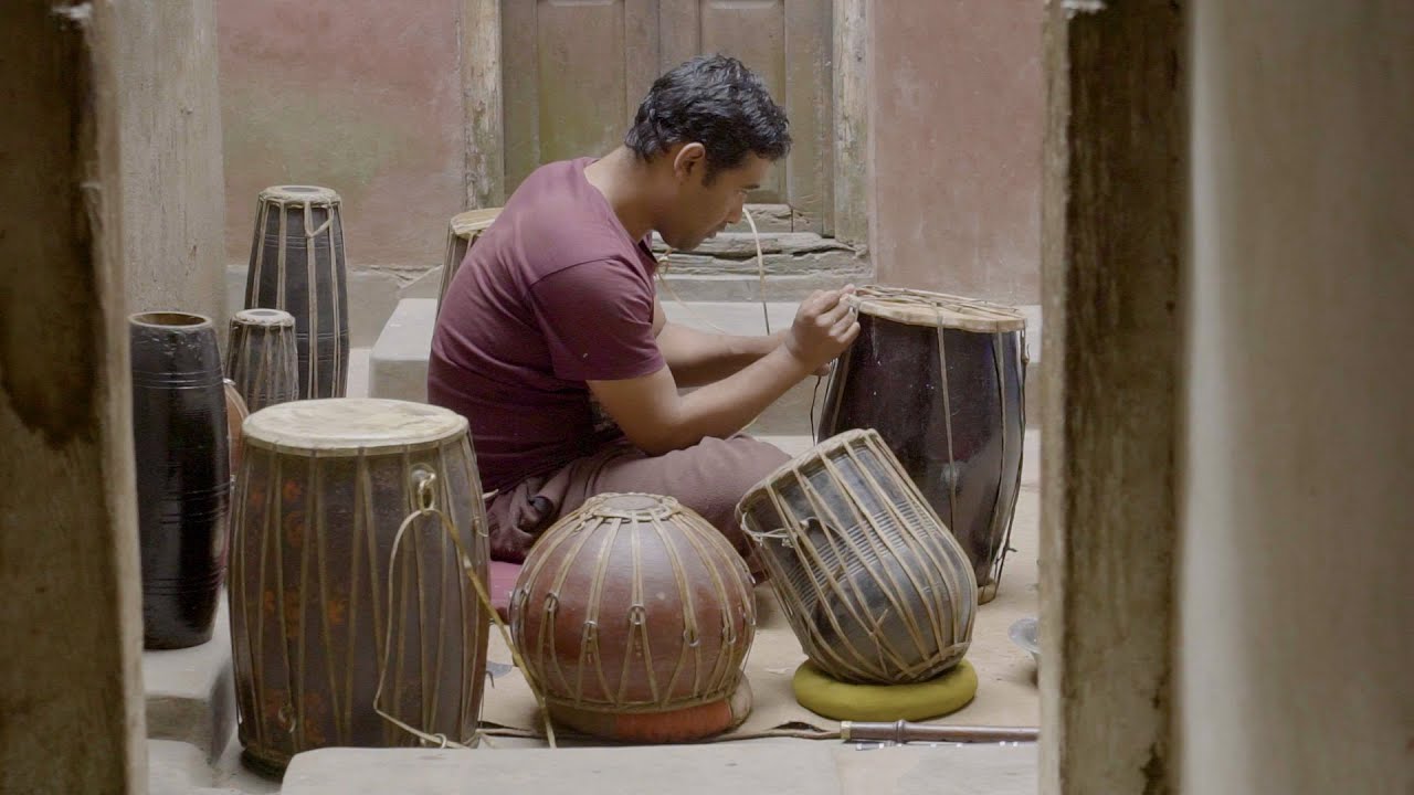 Making a Nepali Drum with Shekhar Kulu Nepali