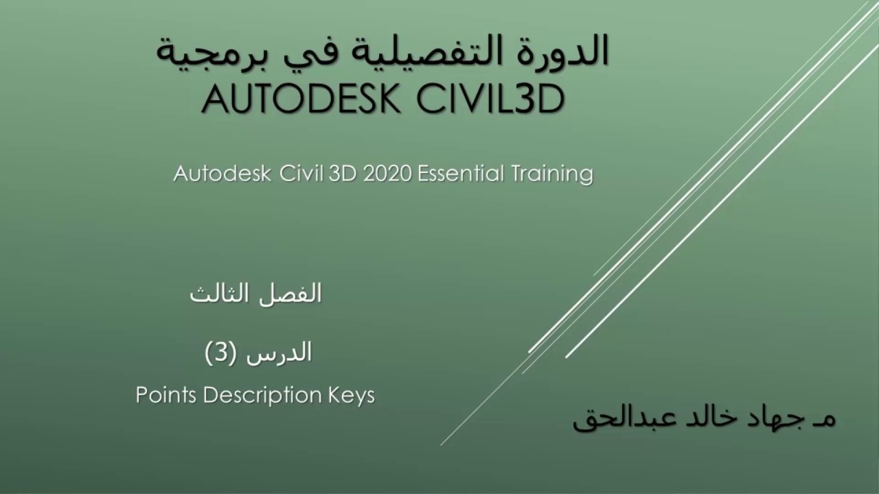 12- الدرس الثالث الفصل الثالث Description Keys