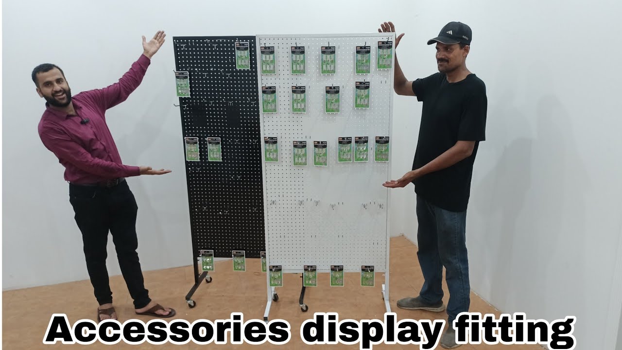 pegboard sheet shop center Accessories display stand double side hanging