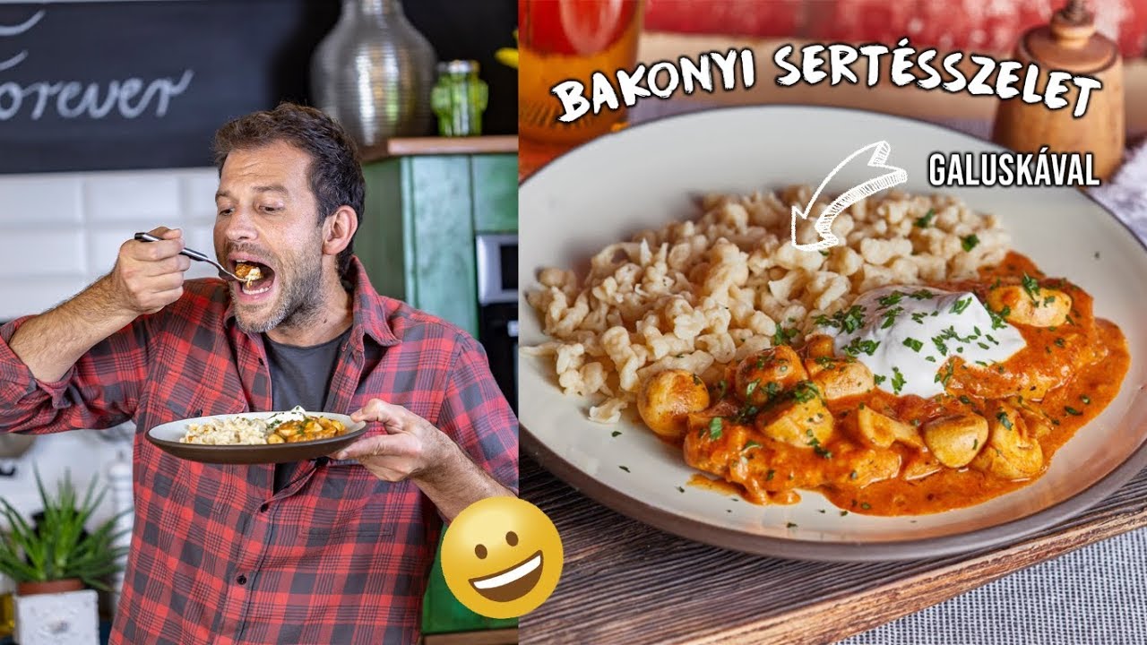 Bakonyi sertésszelet galuskával
