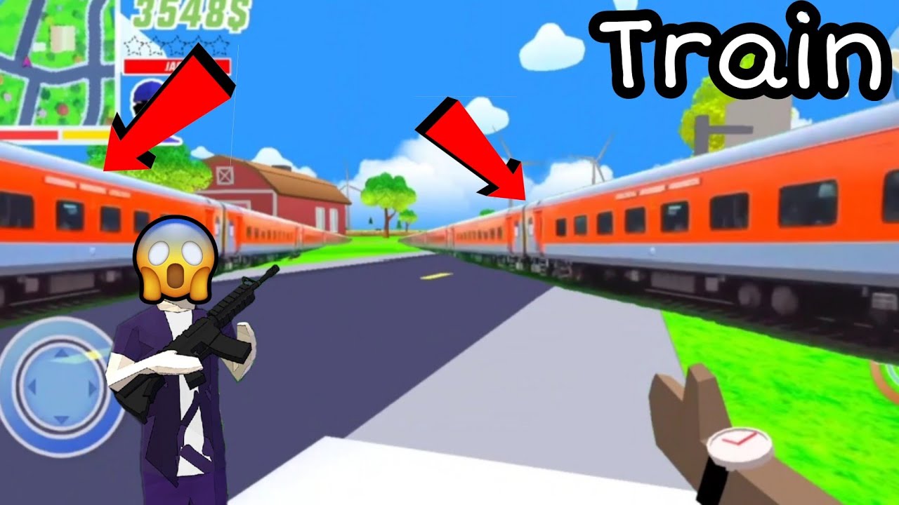 Dude Theft Wars | Train In Dude Theft Wars