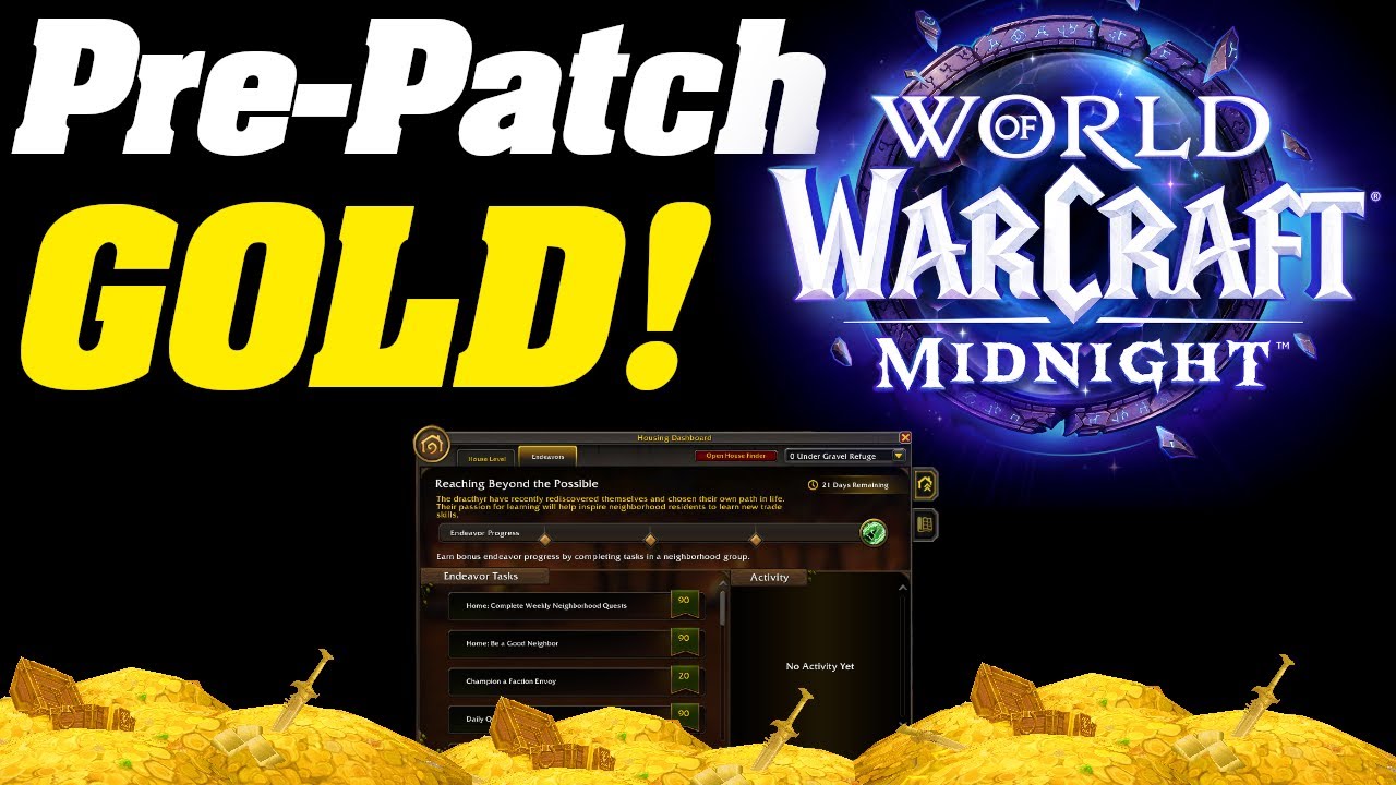 Goldmaking In Midnight Pre Patch!