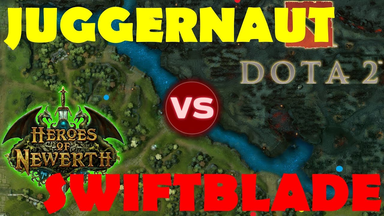 Dota 2 vs HoN - Juggernaut vs Swiftblade Comparison