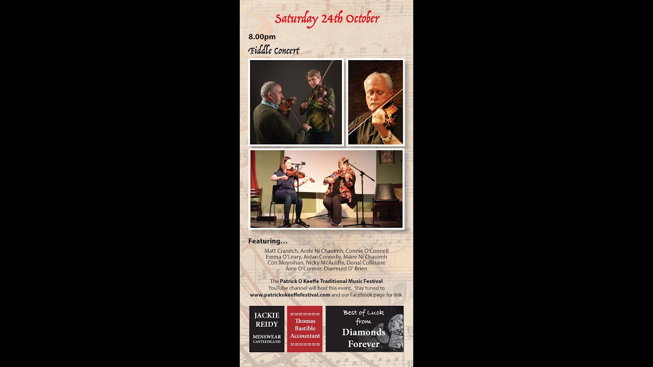 Fiddle Concert - Patrick O’Keeffe Festival 2020