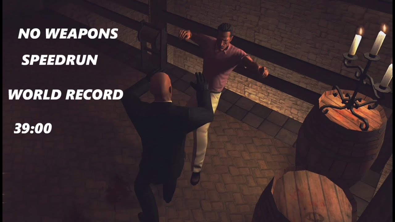 Hitman Blood Money No Weapons Speedrun 39:00 (WORLD RECORD)