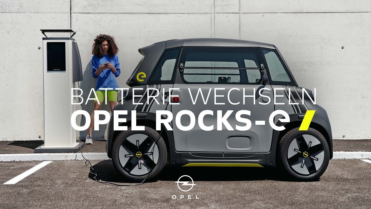 So wechselst du die Batterie | Opel Rocks-e​