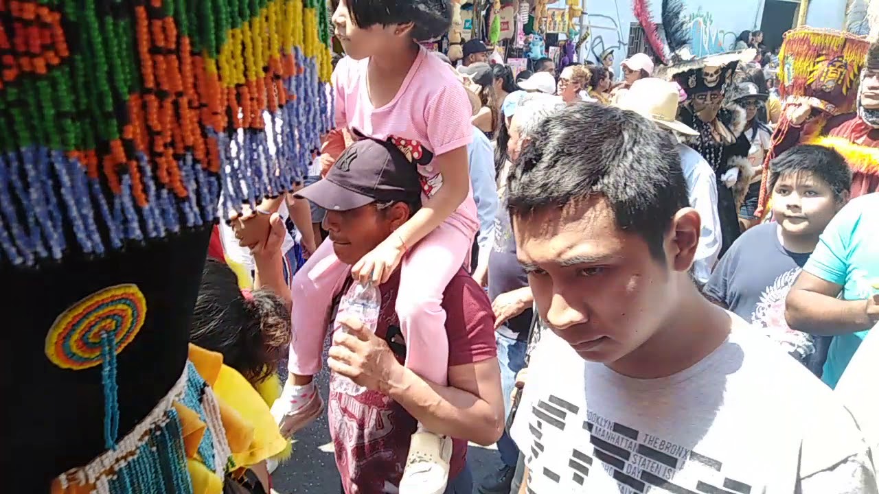 Desfile de chinelos carnaval yautepec 2019