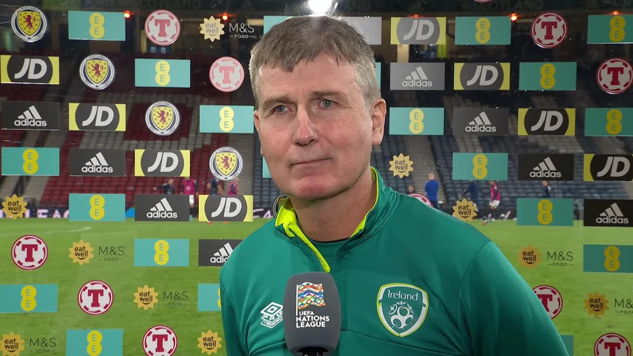Republic of Ireland manager Stephen Kenny gives his verdict on UEFA Nations League loss to Scotland