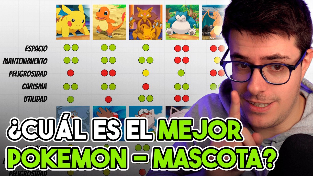 ¿Cuál es el MEJOR POKEMON para tener como MASCOTA?