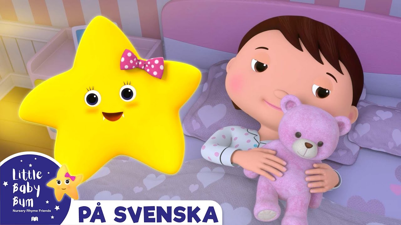 Blinka Lilla Stjärna Där | Little Baby Bum - Svenska | Svenska tecknade serier för barn | Barnvisor