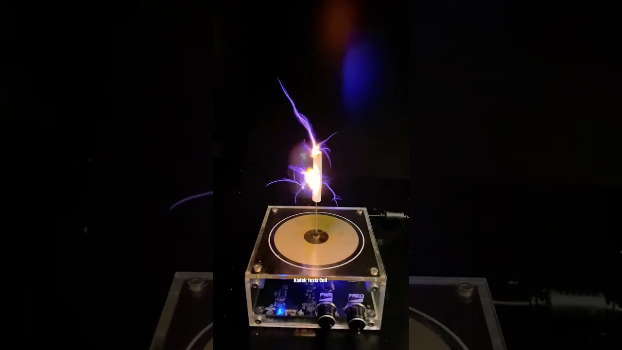 Tesla Coil vs Cigarette 🚬⚡ Shocking Results!
