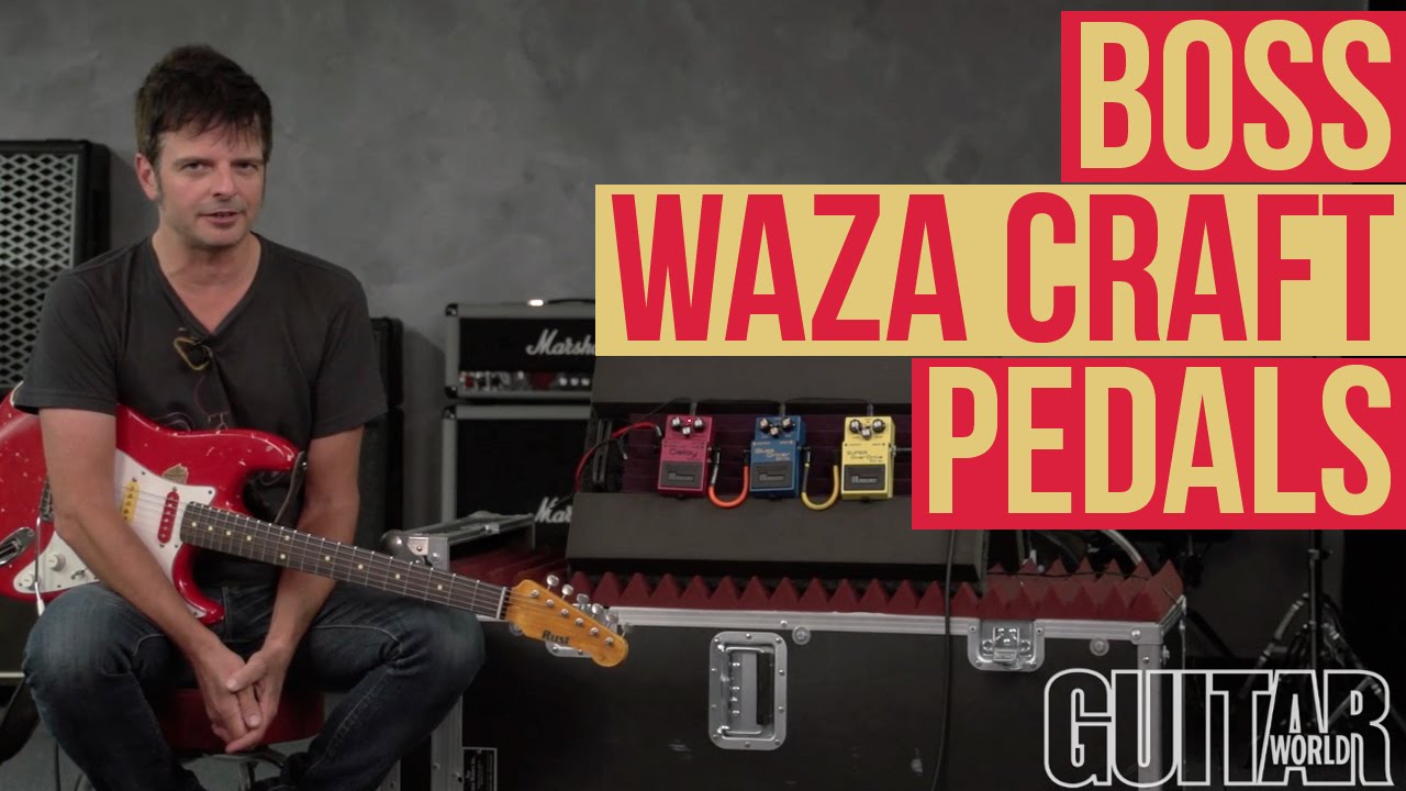 Boss Waza Craft BD-2W, DM-2W, and SD-1W Pedals