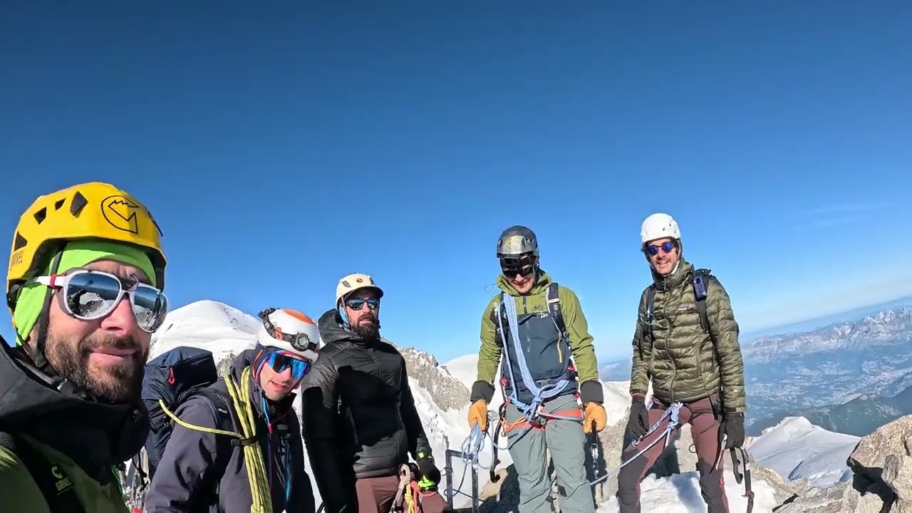 Mont Blanc du Tacul et parapente