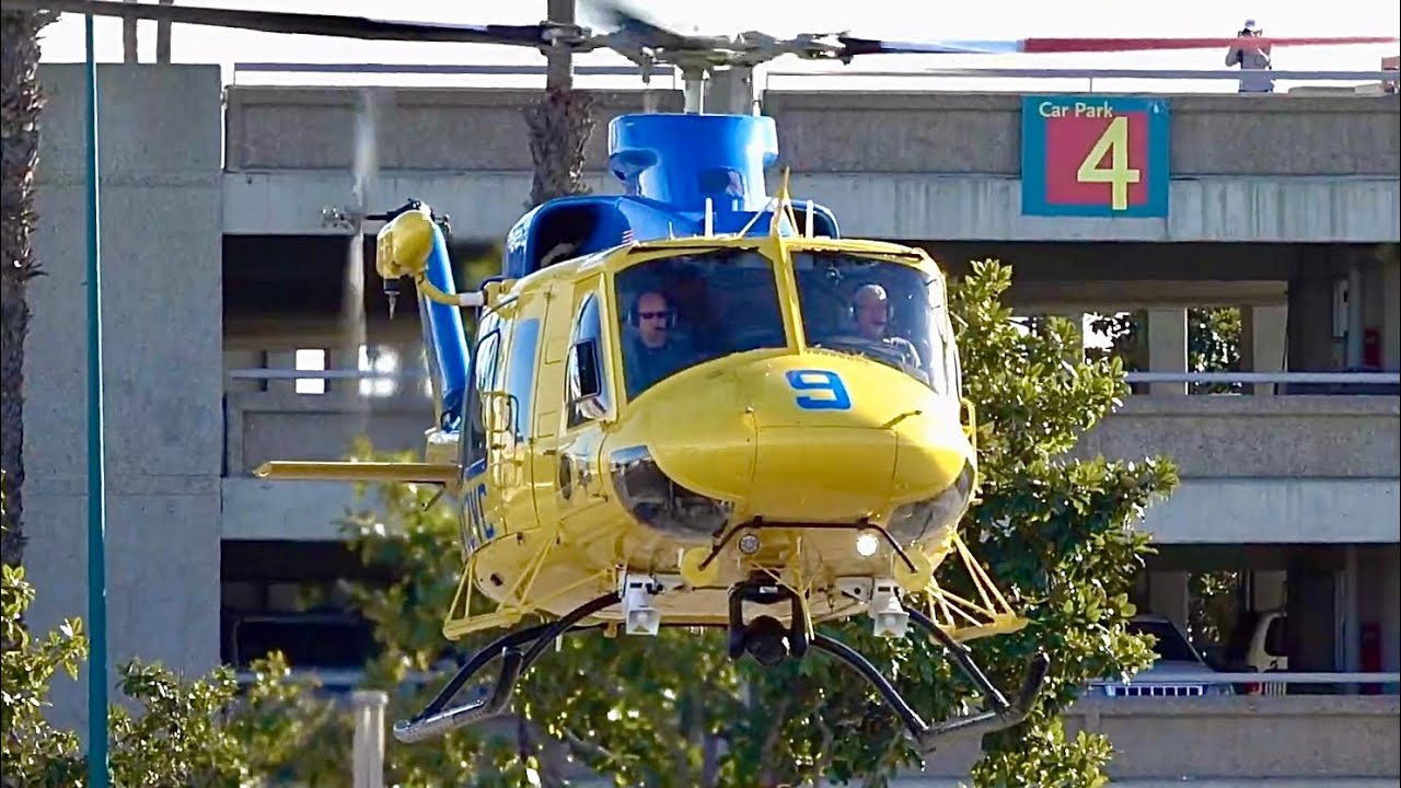 Stunning Bell 412 EPX Landing at Heli‑Expo 2024 | Powerful New Generation Helicopter #engineering