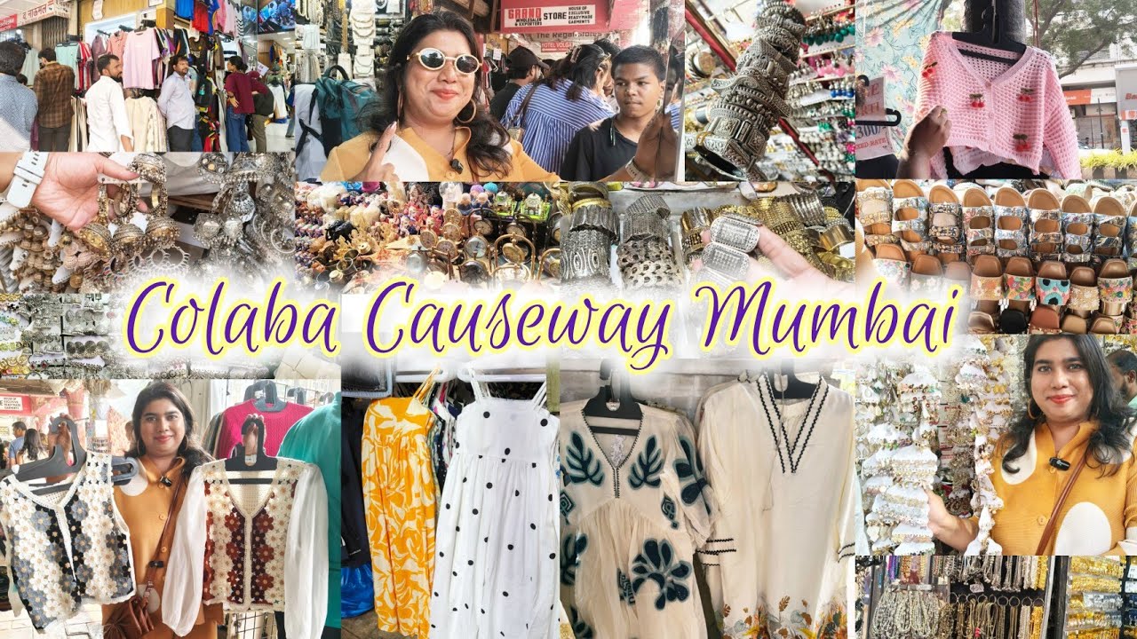 Colaba Causeway Market Mumbai ✨ Junk Jewellery Dresses Vacation Outfits Antic Pieces Huge Variety 