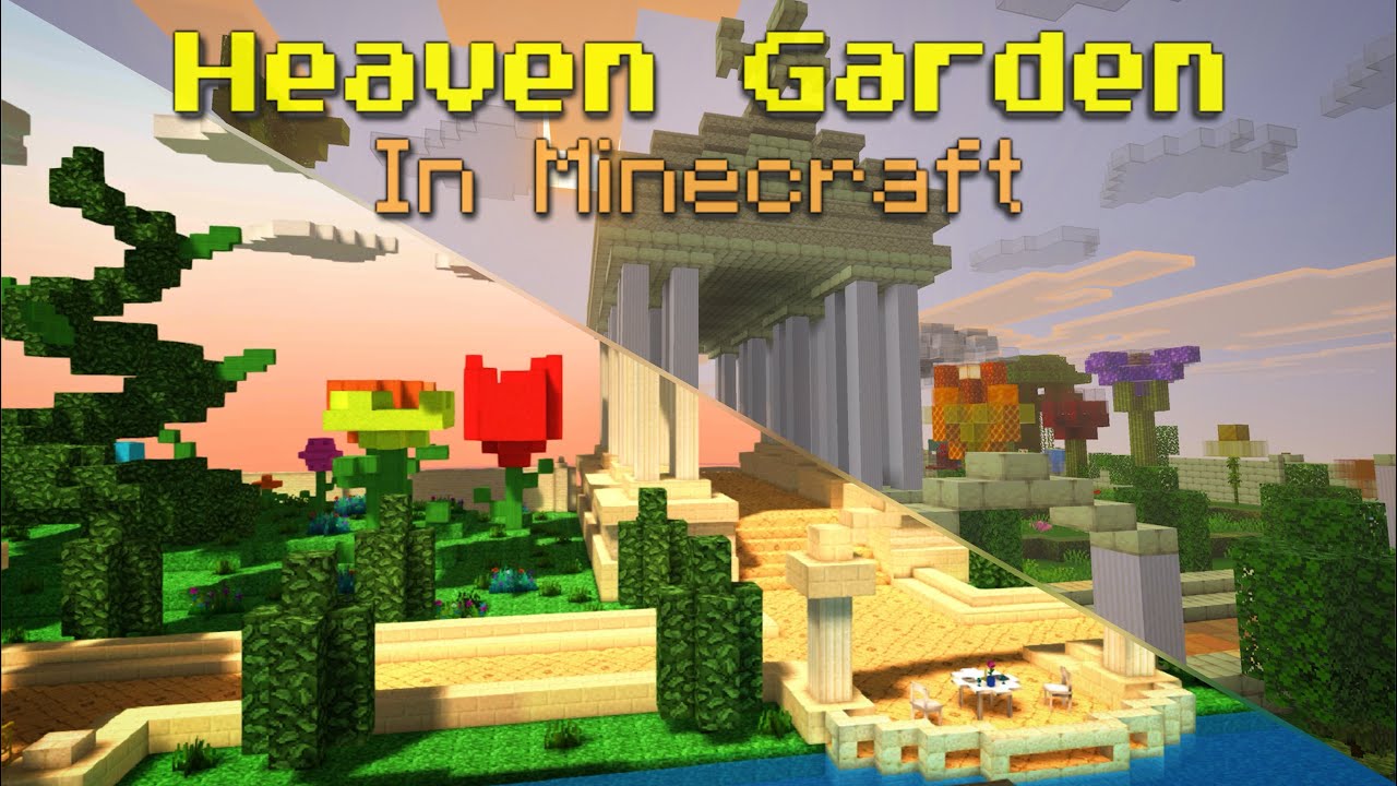 Pixel gun 3D heaven garden in Minecraft?