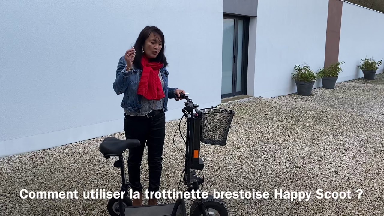 Vidéo explicative : comment pratiquer de la trottinette 3 roues Happy Scoot ?