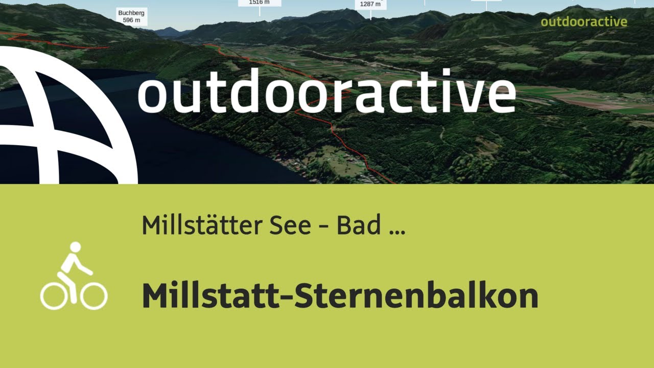 Radtour in der Region Millst&auml;tter See - Bad Kleinkirchheim - Nockberge: Millstatt-Sternenbalkon