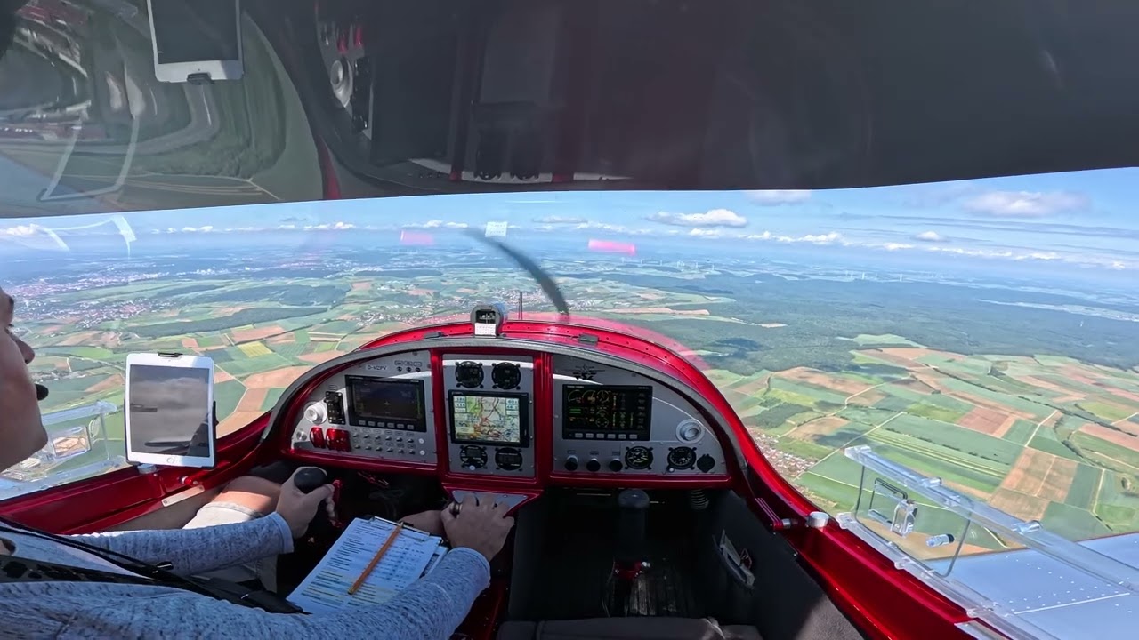 Anflug Flugplatz Würzburg EDFW RWY 29