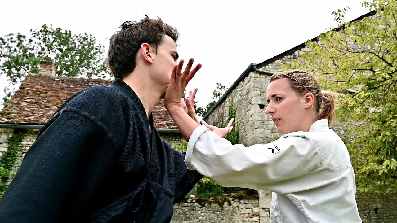 Aïkido : Jiyu Waza extérieur, 1ère partie Yokomen uchi